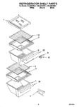 Diagram for 03 - Refrigerator Shelf Parts