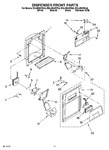 Diagram for 08 - Dispenser Front Parts