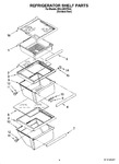 Diagram for 03 - Refrigerator Shelf Parts