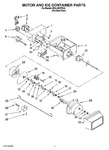 Diagram for 05 - Motor And Ice Container Parts