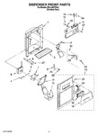 Diagram for 08 - Dispenser Front Parts