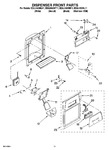 Diagram for 08 - Dispenser Front Parts