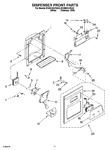 Diagram for 08 - Dispenser Front Parts