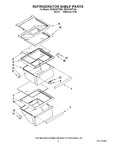 Diagram for 03 - Refrigerator Shelf Parts