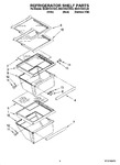 Diagram for 03 - Refrigerator Shelf Parts