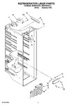 Diagram for 02 - Refrigerator Liner Parts