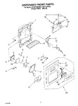 Diagram for 08 - Dispenser Front