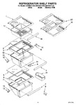 Diagram for 03 - Refrigerator Shelf Parts