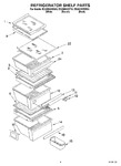 Diagram for 03 - Refrigerator Shelf Parts