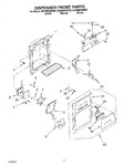 Diagram for 08 - Dispenser Front Parts