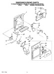 Diagram for 08 - Dispenser Front Parts