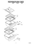 Diagram for 03 - Refrigerator Shelf Parts