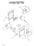 Diagram for 08 - Dispenser Front Parts