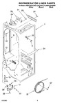 Diagram for 02 - Refrigerator Liner Parts