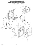 Diagram for 08 - Dispenser Front Parts