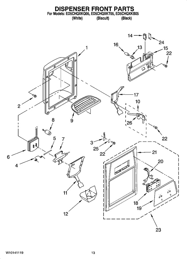 Diagram for ED5CHQXKT05