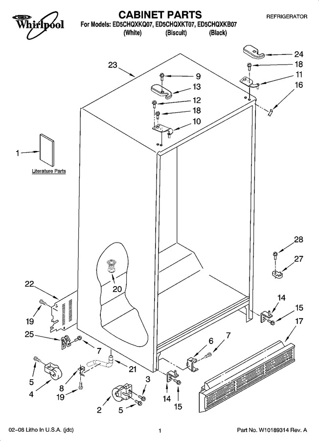 Diagram for ED5CHQXKB07