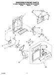 Diagram for 08 - Dispenser Front Parts