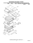 Diagram for 03 - Refrigerator Shelf Parts