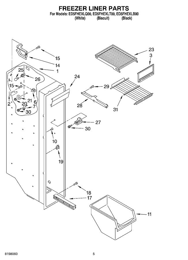 Diagram for ED5FHEXLT00