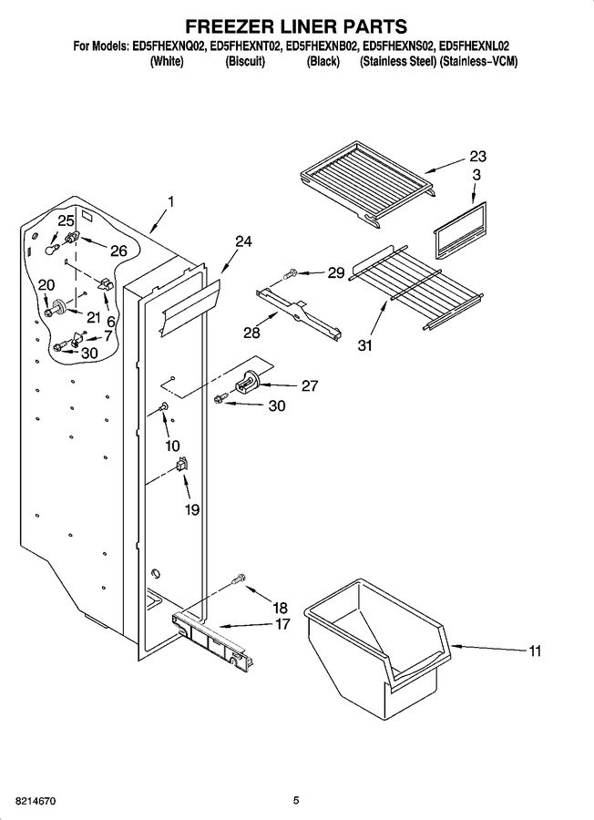 Diagram for ED5FHEXNL02