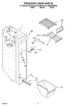 Diagram for 04 - Freezer Liner Parts