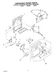 Diagram for 08 - Dispenser Front Parts