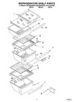 Diagram for 03 - Refrigerator Shelf Parts