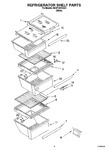 Diagram for 03 - Refrigerator Shelf Parts