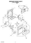 Diagram for 08 - Dispenser Front Parts