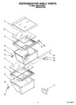 Diagram for 03 - Refrigerator Shelf Parts