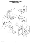 Diagram for 08 - Dispenser Front Parts