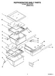 Diagram for 03 - Refrigerator Shelf Parts