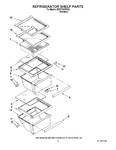 Diagram for 03 - Refrigerator Shelf Parts