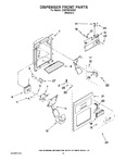 Diagram for 08 - Dispenser Front Parts