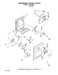 Diagram for 08 - Dispenser Front Parts