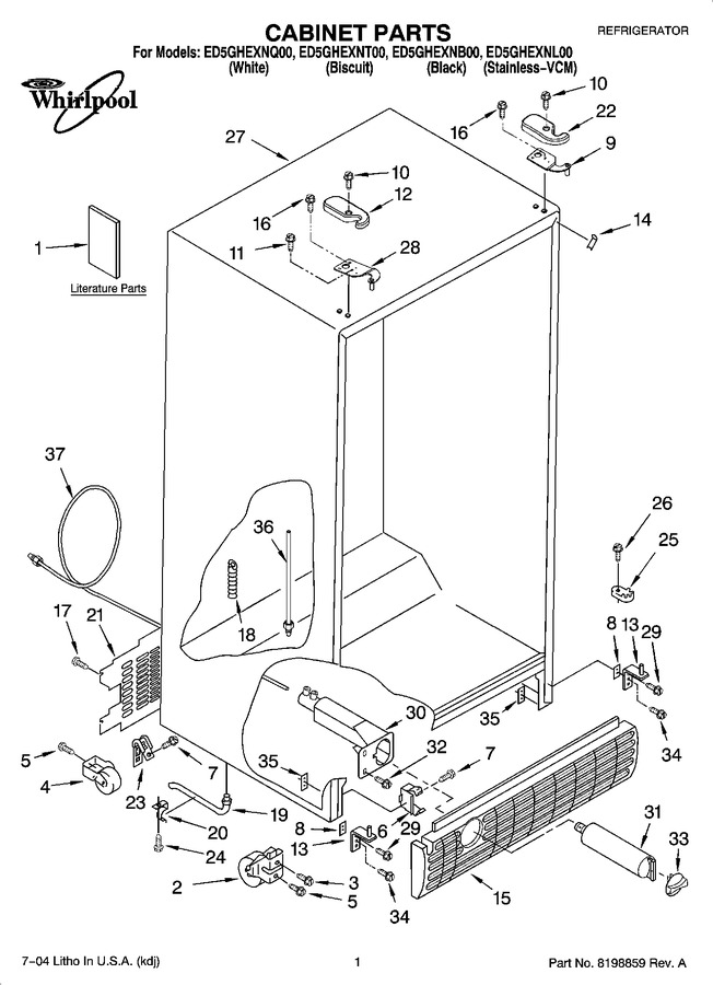 Diagram for ED5GHEXNL00