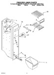 Diagram for 04 - Freezer Liner Parts