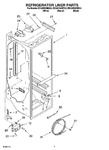 Diagram for 02 - Refrigerator Liner Parts