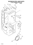 Diagram for 02 - Refrigerator Liner Parts