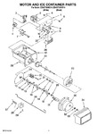 Diagram for 05 - Motor And Ice Container Parts