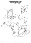 Diagram for 08 - Dispenser Front Parts