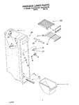 Diagram for 04 - Freezer Liner Parts