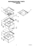 Diagram for 03 - Refrigerator Shelf Parts