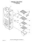 Diagram for 04 - Freezer Liner Parts