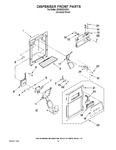 Diagram for 08 - Dispenser Front Parts