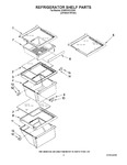 Diagram for 03 - Refrigerator Shelf Parts