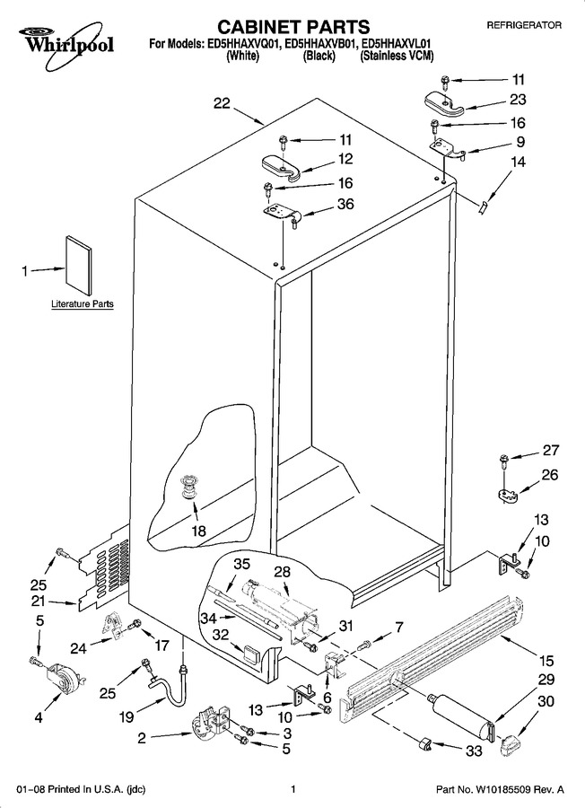 Diagram for ED5HHAXVQ01