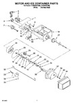 Diagram for 05 - Motor And Ice Container Parts