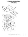 Diagram for 03 - Refrigerator Shelf Parts